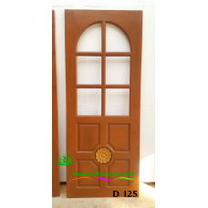 ประตูไม้สักบานเดี่ยว รหัส D125